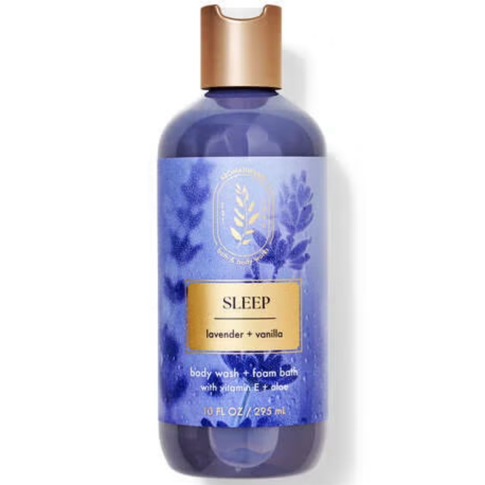 BATH & BODY WORKS • Brand New Lavender Vanilla Body Wash + Foam Bath